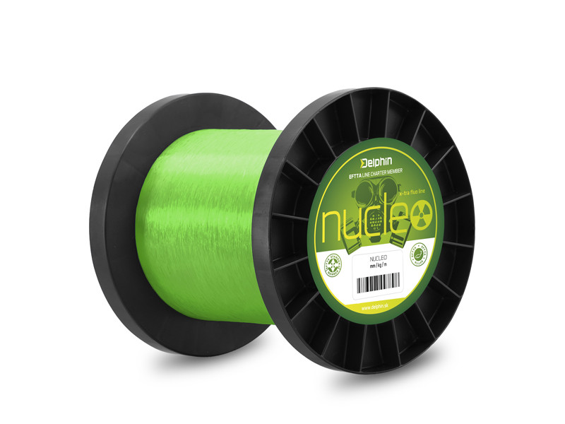 Vlasec Delphin NUCLEO / fluo zelený 0,25mm 5,4kg 30000m