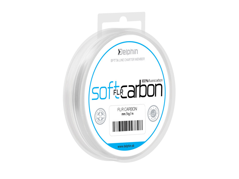 Delphin SOFT FLR CARBON - 100% fluorokarbón transp. 0,261mm 4,84kg 20m