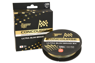 Šnúra Benzár Concourse Ultra Slim 8X Braid 0,12mm 12,2kg 120m