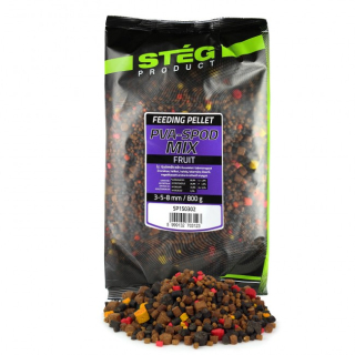 STÉG PVA-Spod Mix 800g Fruit 3-5-8mm