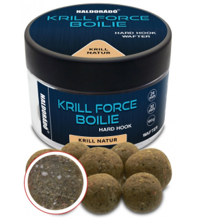 Boilies Haldorádó KRILL FORCE Hard Hook Wafter - Krill Natur 24-30mm