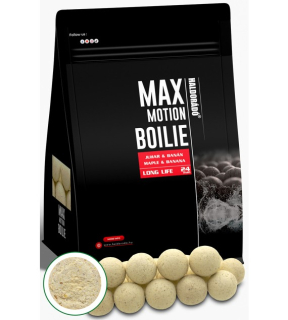 Boilies HALDORÁDÓ MAX MOTION Boilie Long Life - Javor & Banán 24mm 800g